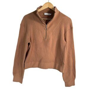 Jonathan Simkhai Tan Cowl Neck Sweater